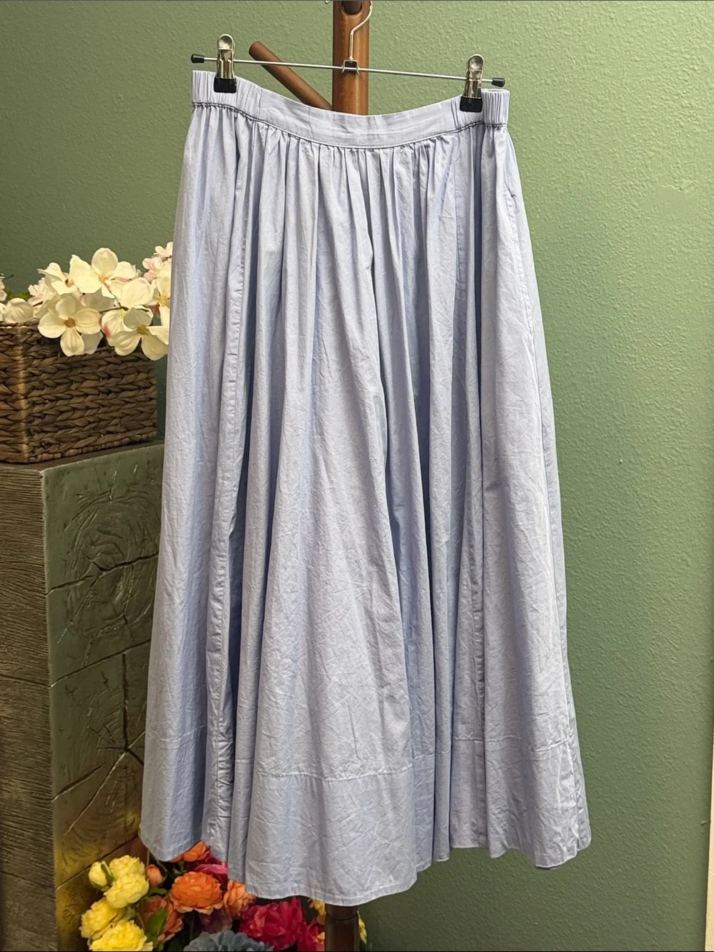 FREE PEOPLE Lowen Midi Skirt